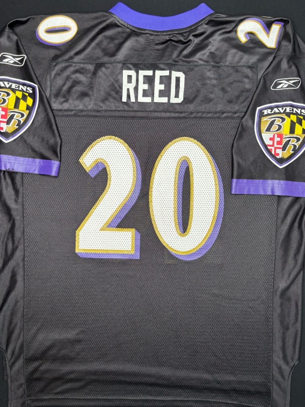 Baltimore Ravens Ed Reed Reebok Football Jersey Size: XL